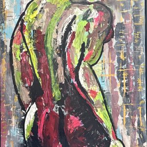 Abstract Nude Acrylic