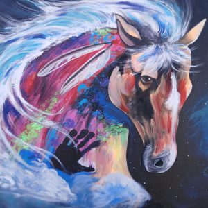 Spirit Horse – Canvas Print Only (36x48)