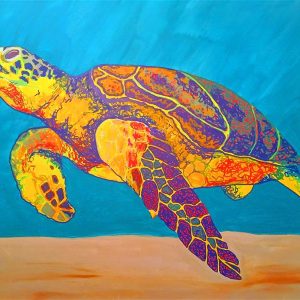 Sea Turtle 1 – Canvas Print (20x30)